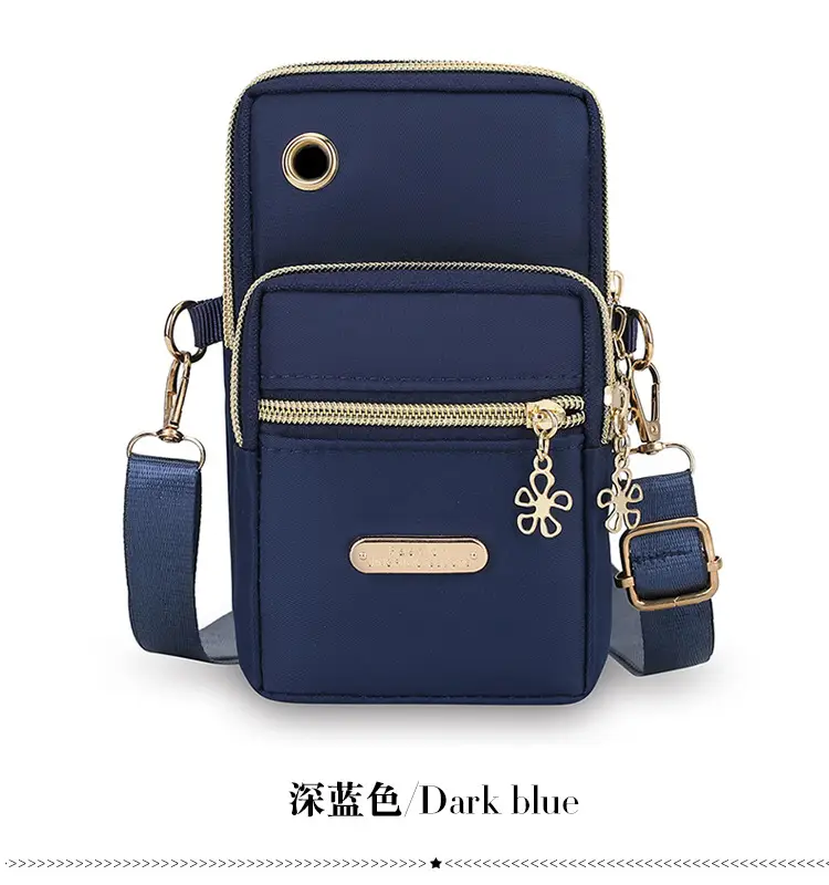 Purple Crossbody Phone Bag with Four Layers — feature 21
