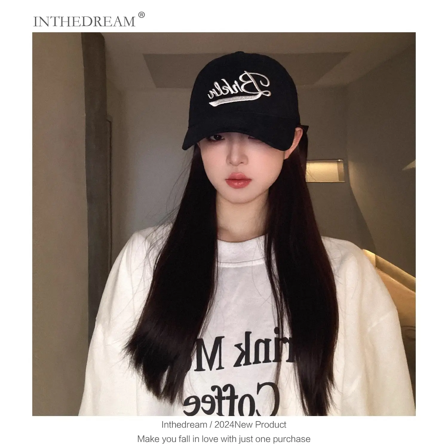 Women Embroidered Baseball Cap Brown 2025 Spring Summer - Image 9