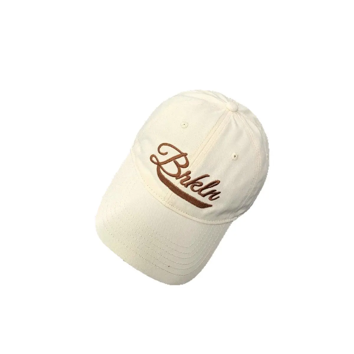 Women Embroidered Baseball Cap Brown 2025 Spring Summer - Image 11