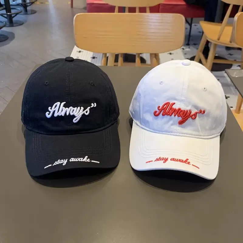 Women Blue Alphabet Cap Sunshade Baseball — feature 4