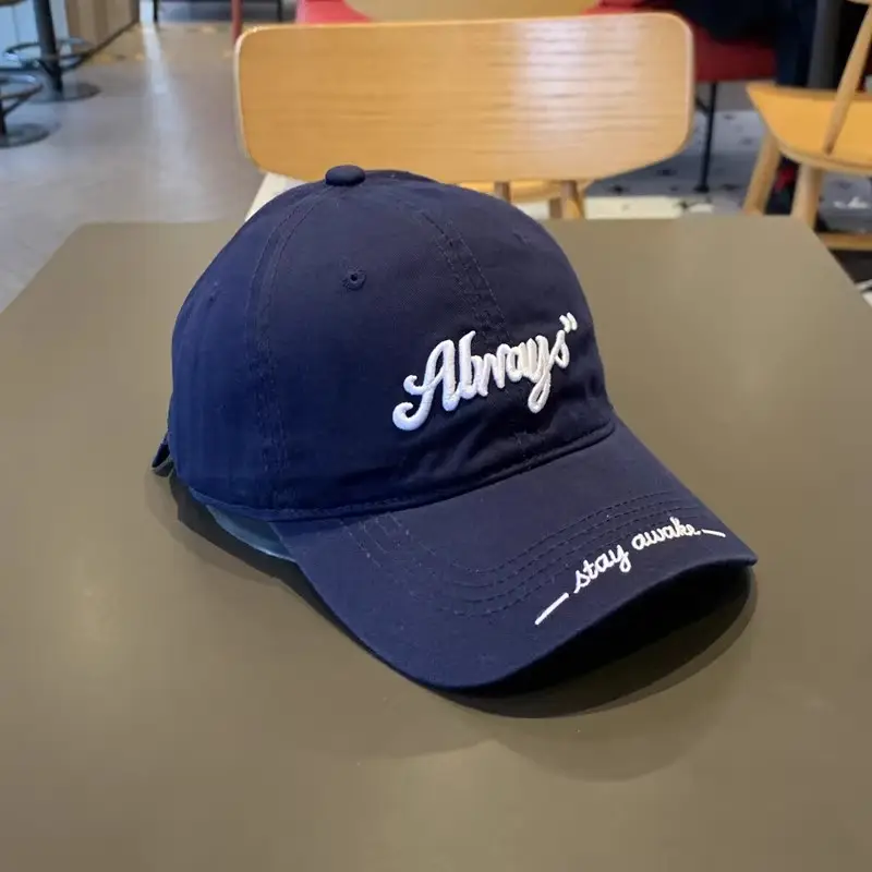 Women Blue Alphabet Cap Sunshade Baseball - Image 3