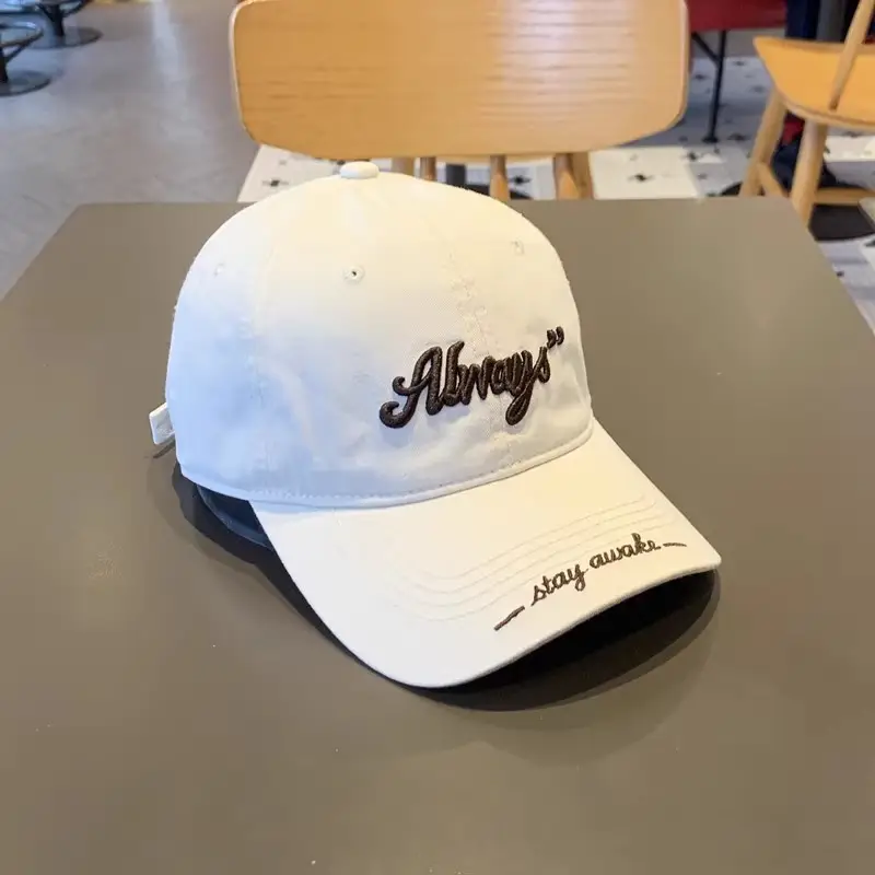 Women Blue Alphabet Cap Sunshade Baseball - Image 4