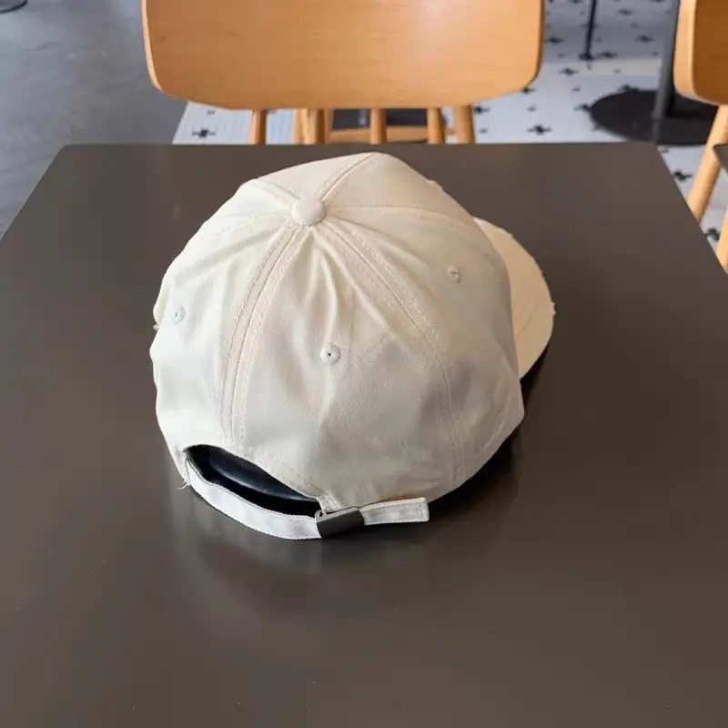 Korean Style Embroidered Cap Women Distressed Baseball Cap — feature 6