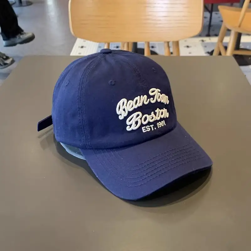 Bean Towel Boston Embroidered Cap for Men Women — feature 14