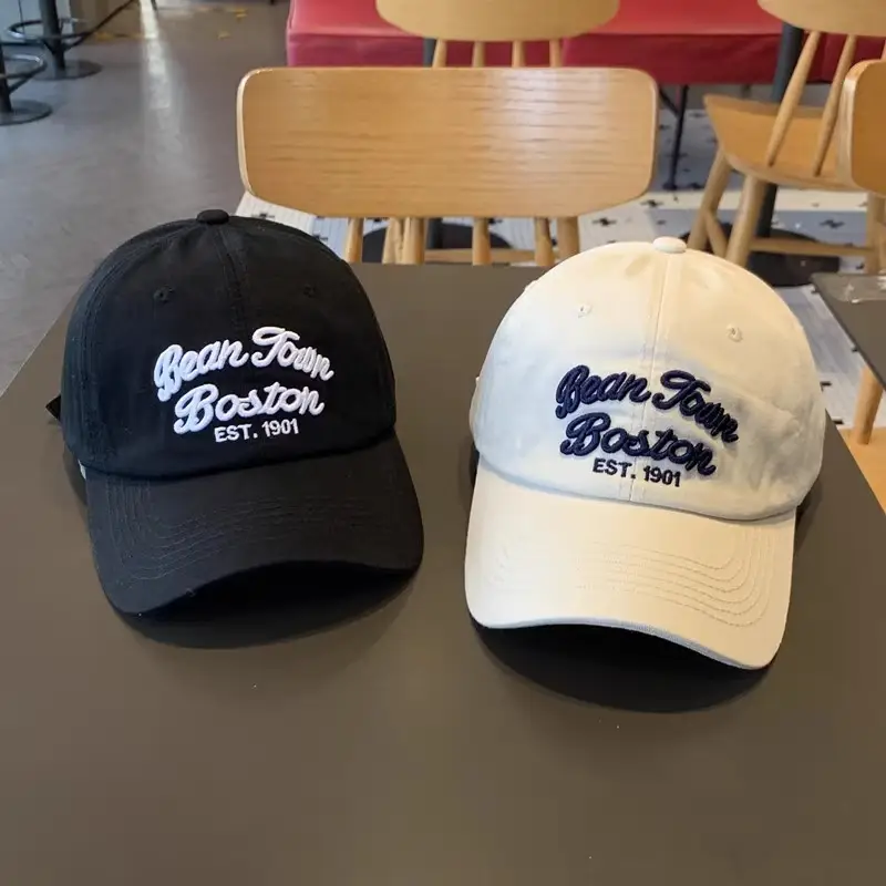 Bean Towel Boston Embroidered Cap for Men Women — feature 4