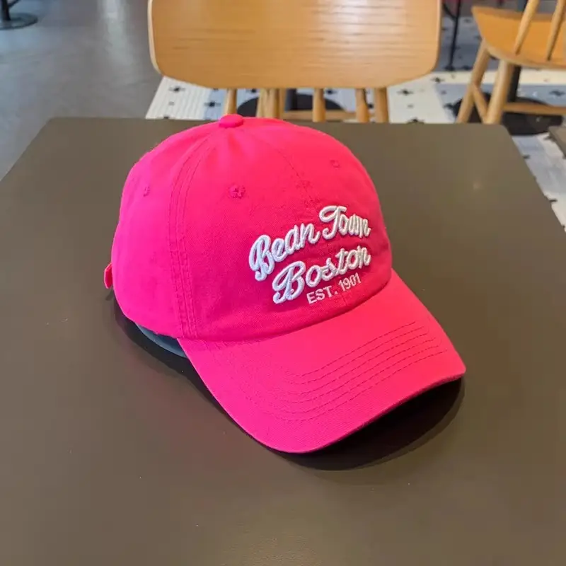 Bean Towel Boston Embroidered Cap for Men Women - Image 6