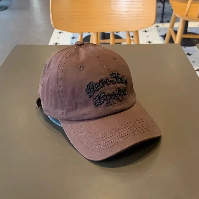 Bean Towel Boston Embroidered Cap for Men Women - Image 7