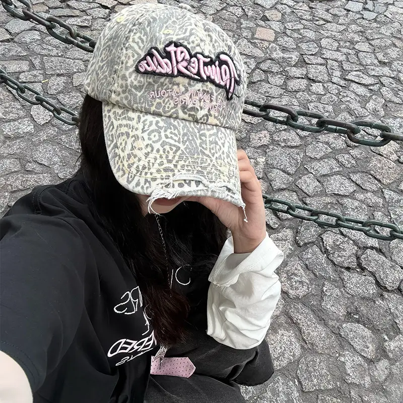 Dilraba Leopard Print Baseball Cap Women Spring Summer - Image 4