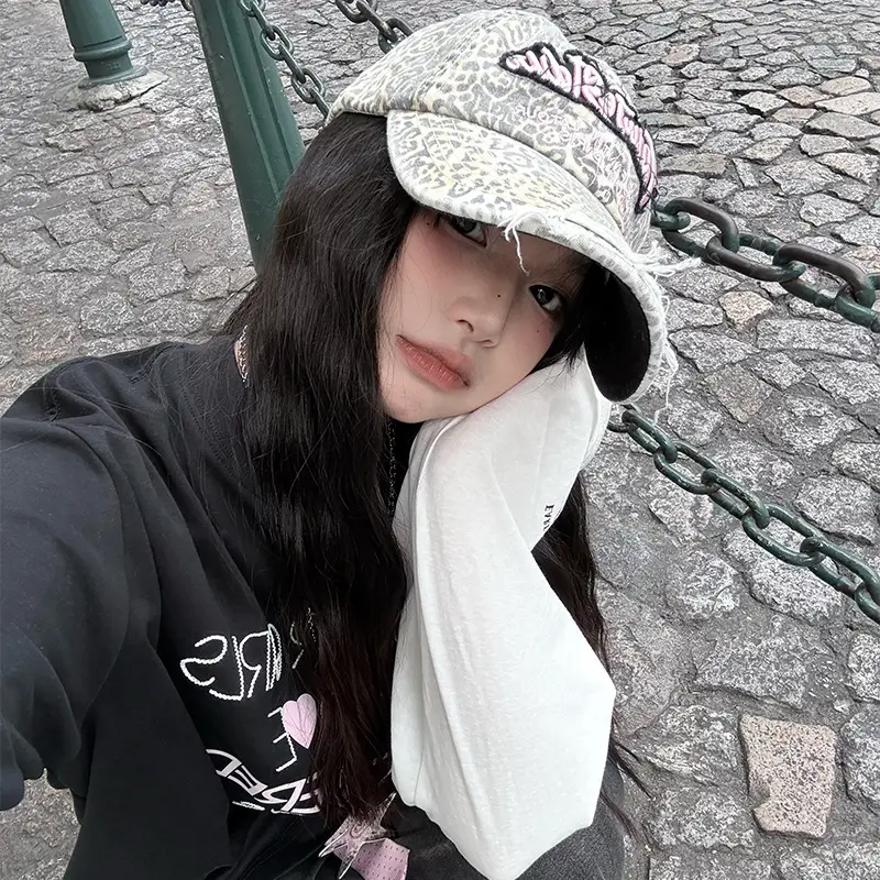 Dilraba Leopard Print Baseball Cap Women Spring Summer - Image 6