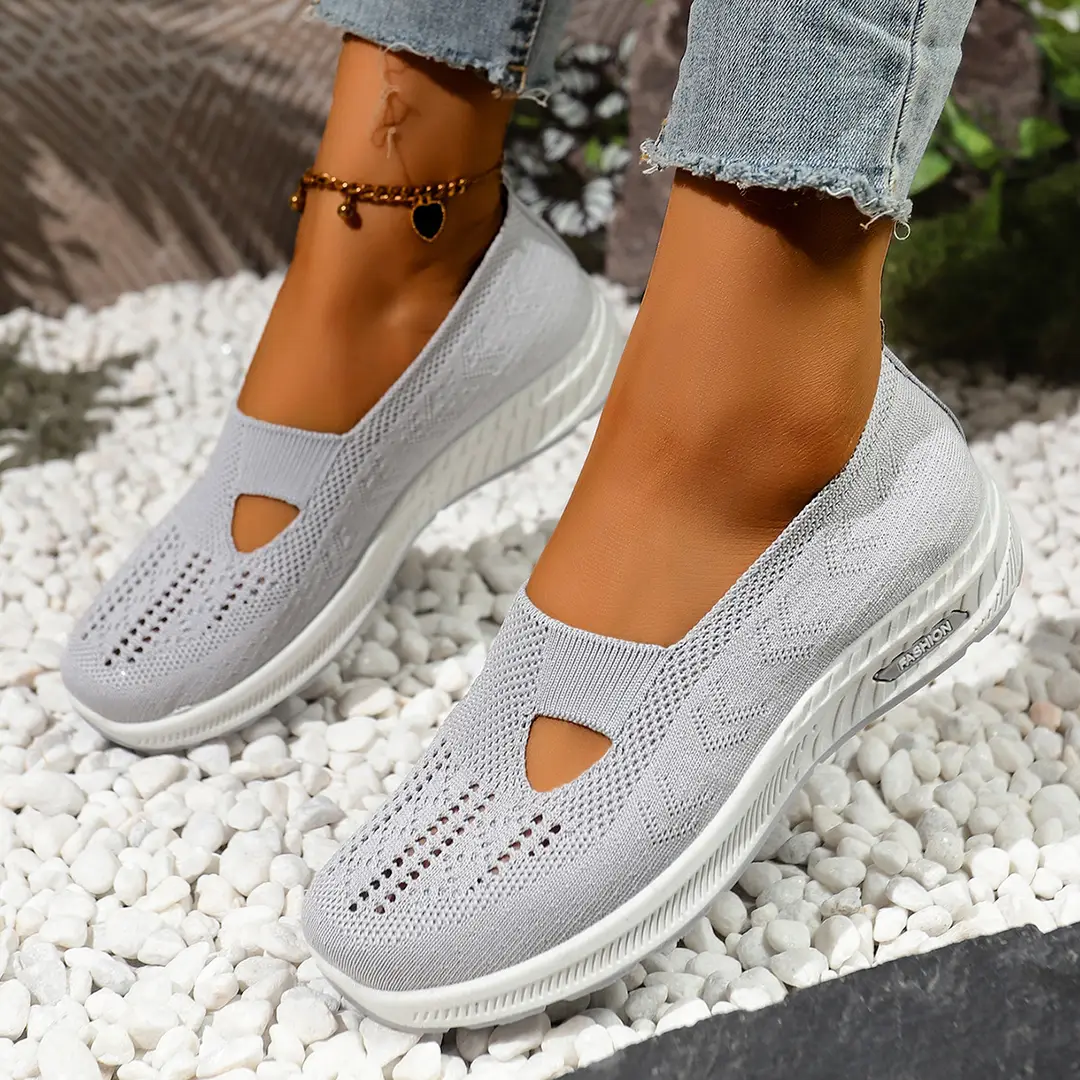 Shoes for Women Cross-Border Dropshipping New Cross-Border Foreign Trade Women's Shoes Casual Mom Shoes Socks Mesh Shoes Soft Sole Sports Shoes for Women - Image 2