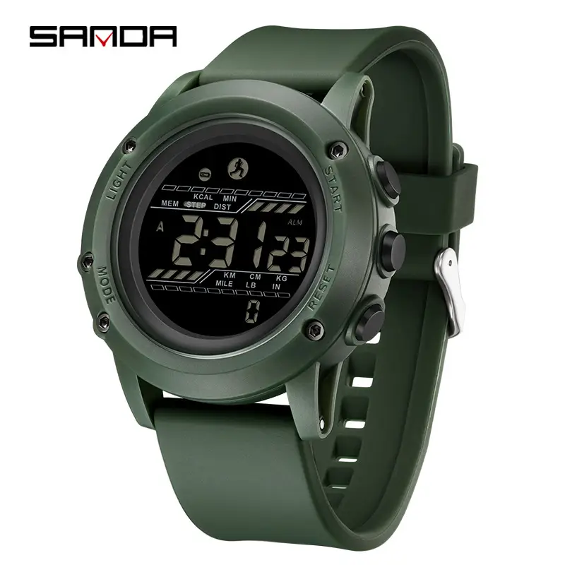 Sanda Digital Camouflage Watch for Men Women - Image 6