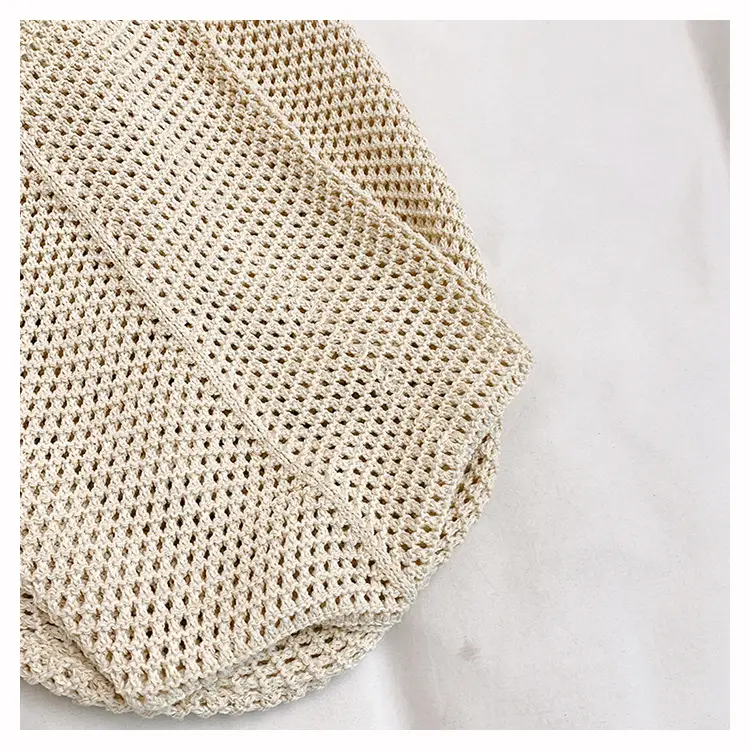 Wool Knitted Cut Out Tote Bag for Women — feature 6