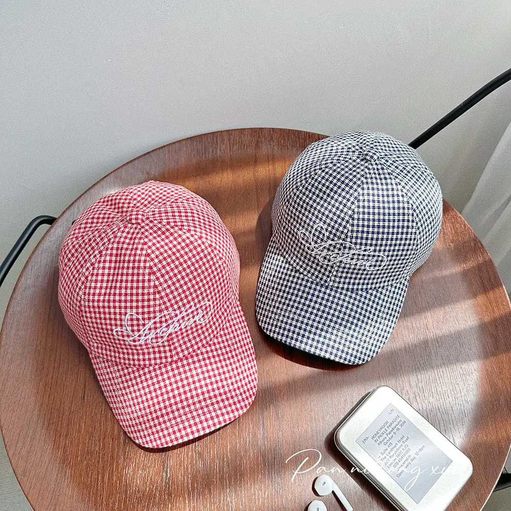 Korean Style Embroidered Baseball Cap Women Travel Sunshade Cap - Image 3