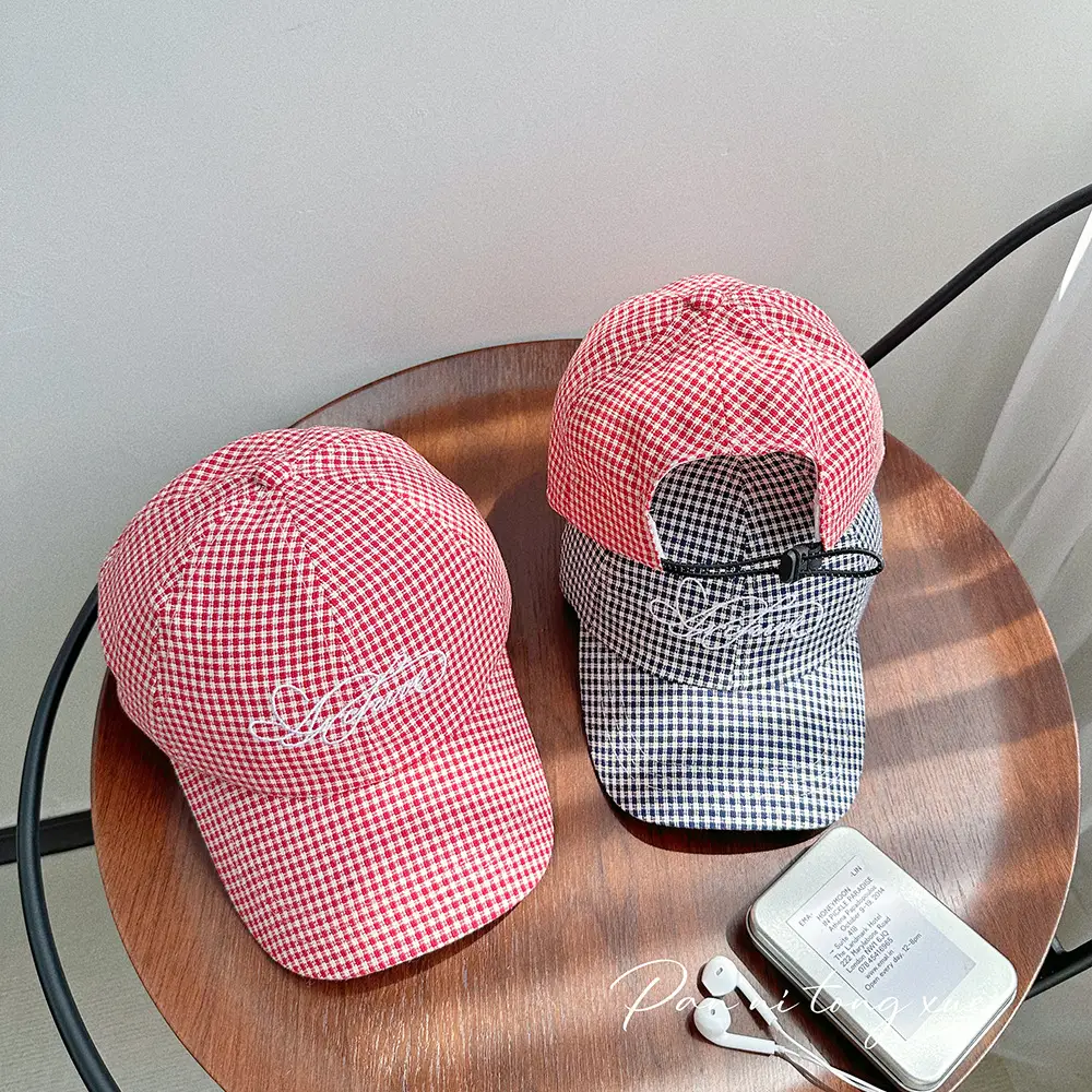 Korean Style Embroidered Baseball Cap Women Travel Sunshade Cap - Image 5