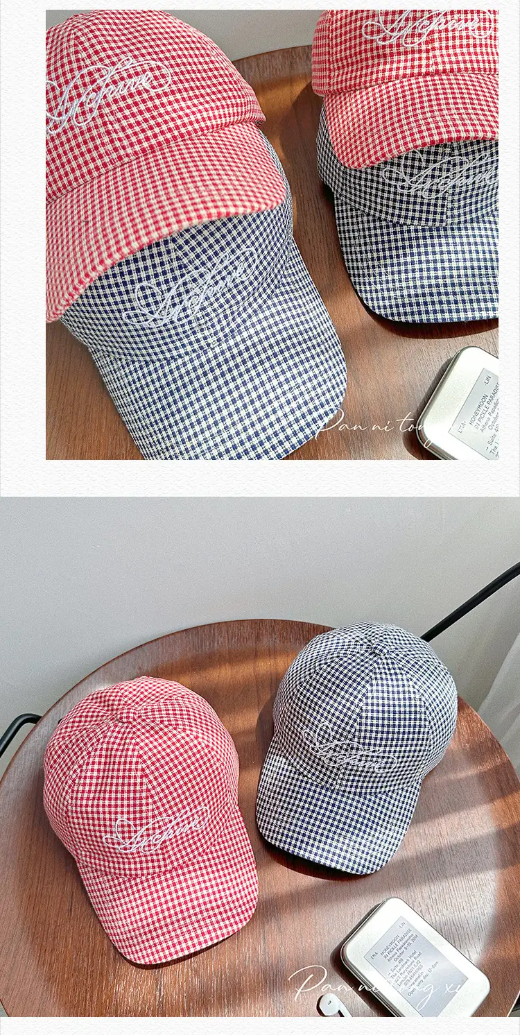 Korean Style Embroidered Baseball Cap Women Travel Sunshade Cap — feature 26