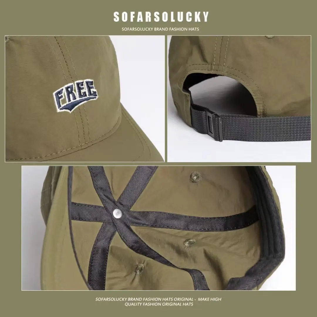 Free Logo Baseball Cap for Men Women Casual Outdoor Sports - Image 9