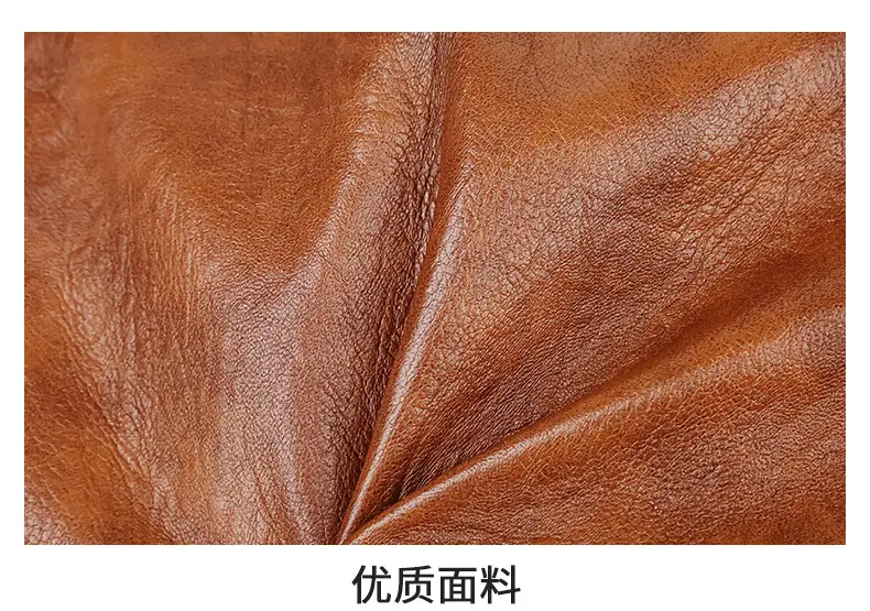 Retro Women's Leather Shoulder Bag Large Capacity Brown — feature 34