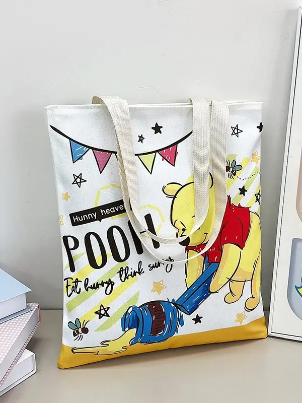 Cute Cartoon Women's Purple Shoulder Bag