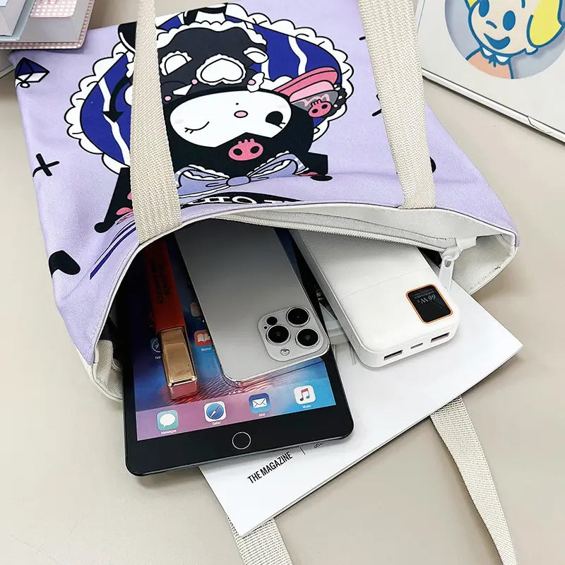 Cute Cartoon Women's Purple Shoulder Bag — feature 28