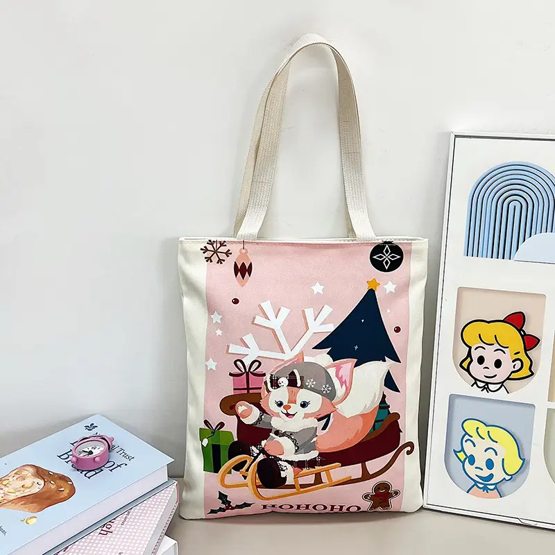 Cute Cartoon Women's Purple Shoulder Bag — feature 50
