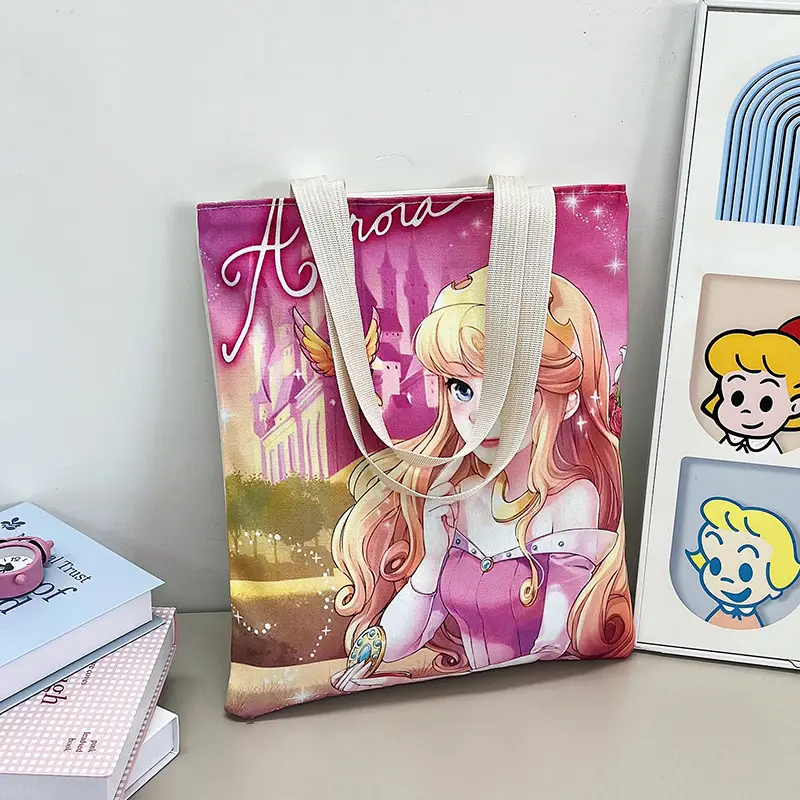Cute Cartoon Women's Purple Shoulder Bag