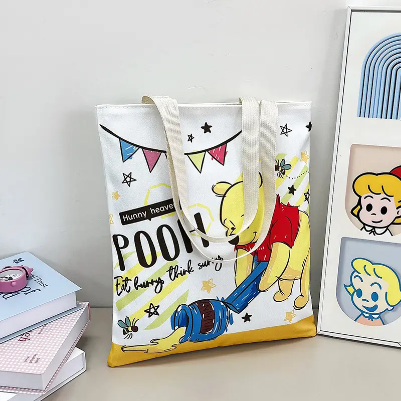 Cute Cartoon Women's Purple Shoulder Bag