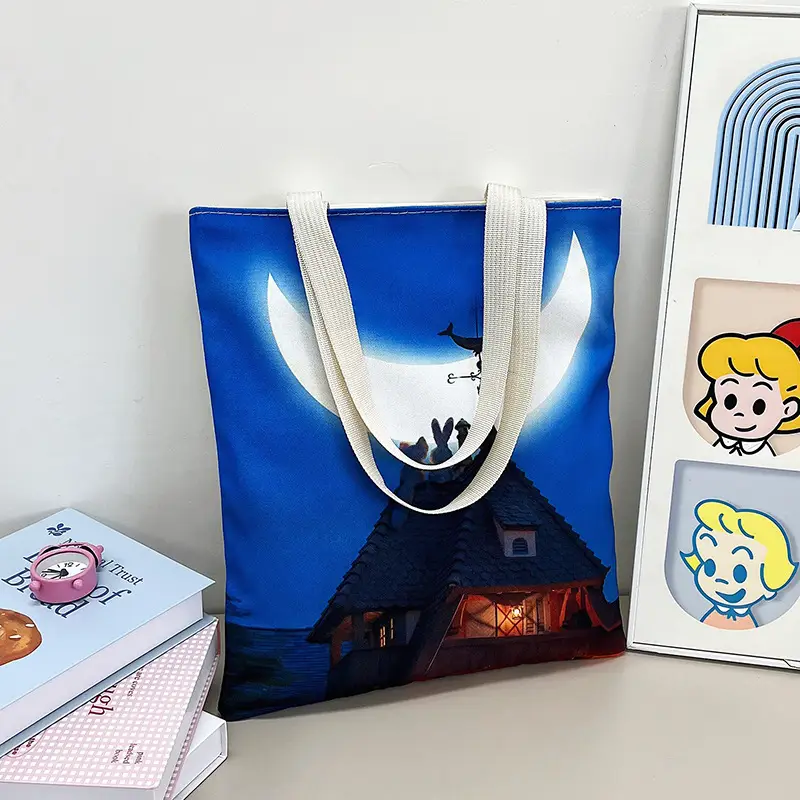Cute Cartoon Women's Purple Shoulder Bag