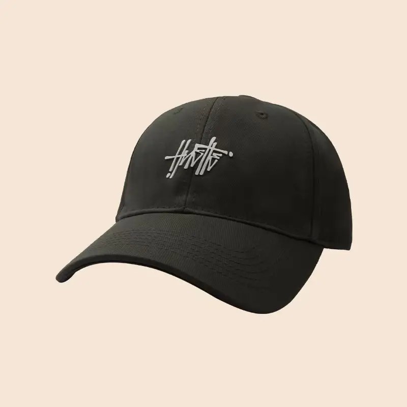 Men's Light Green Korean Style Baseball Cap with Embroidery - Image 4