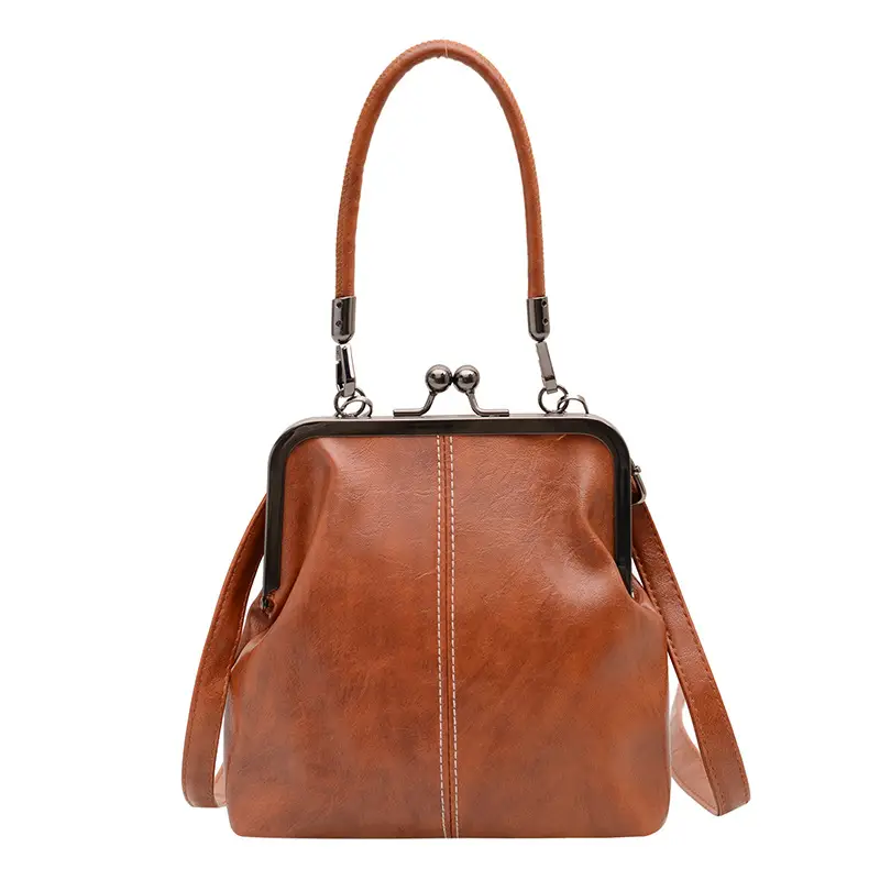 Retro Red Leather Shoulder Bag for Women 2025 - Image 8