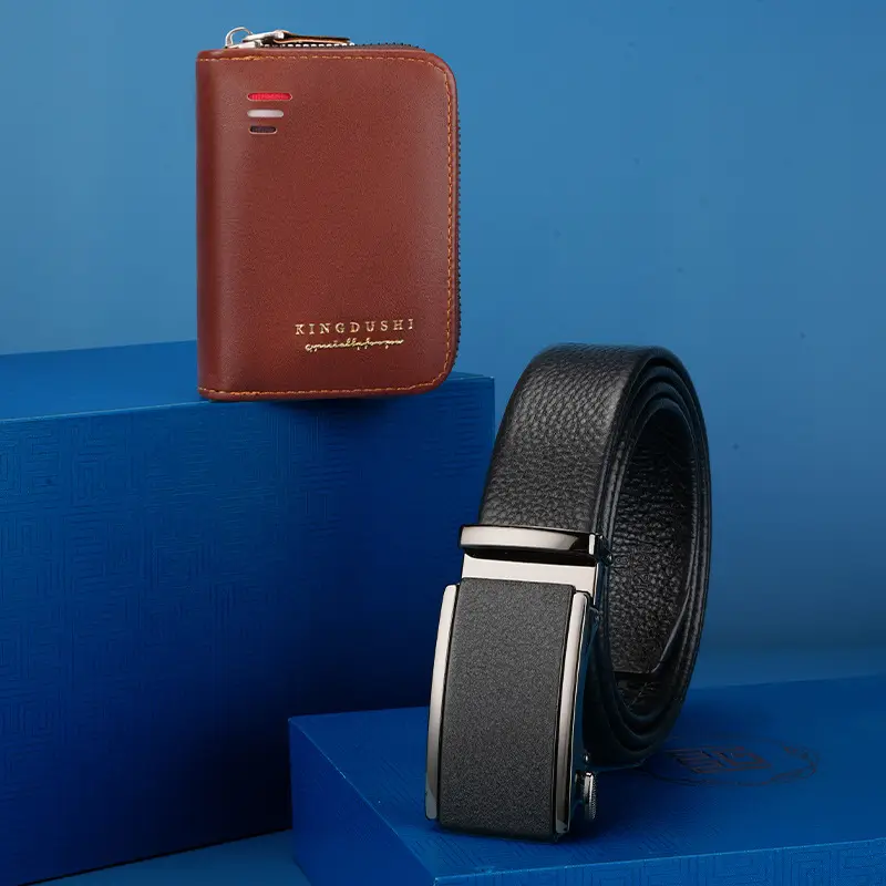 Men's High-End Belt Wallet Gift Box Set - Image 4