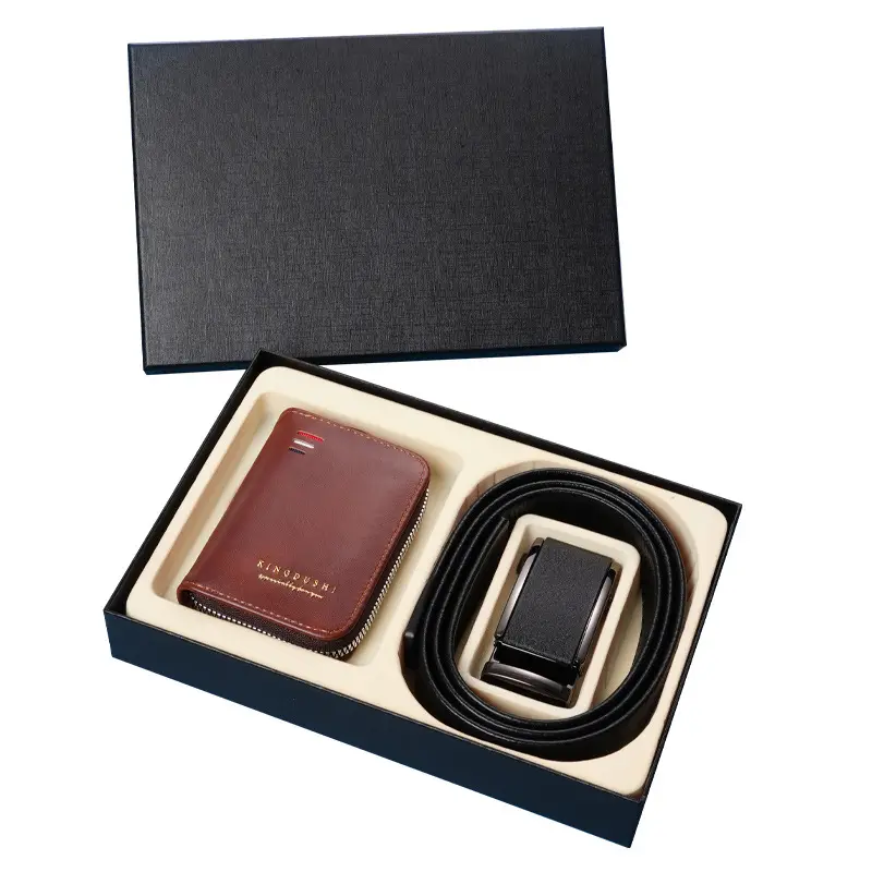 Men's High-End Belt Wallet Gift Box Set - Image 7