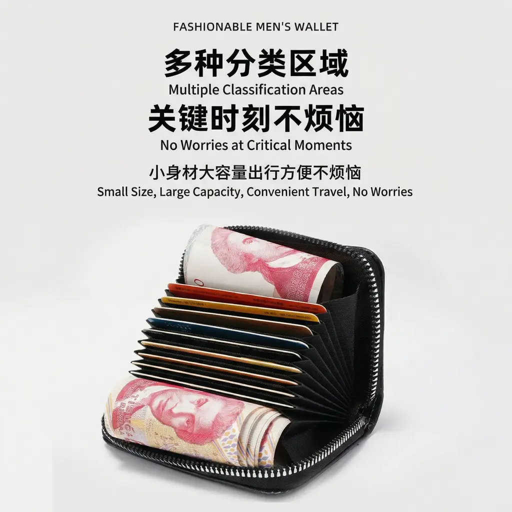 Men's High-End Belt Wallet Gift Box Set — feature 11