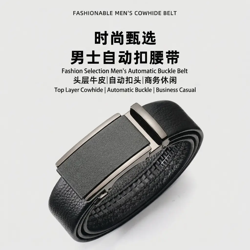 Men's High-End Belt Wallet Gift Box Set — feature 6