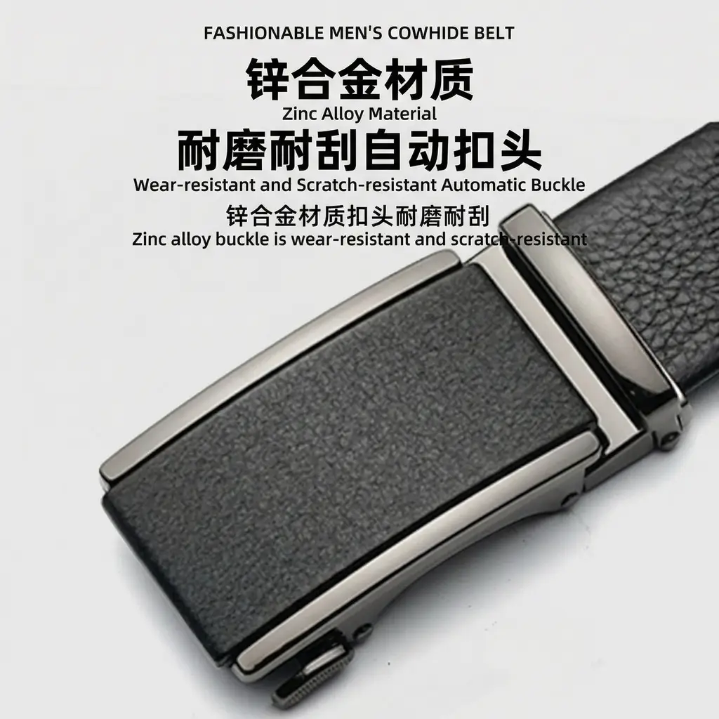 Men's High-End Belt Wallet Gift Box Set — feature 7