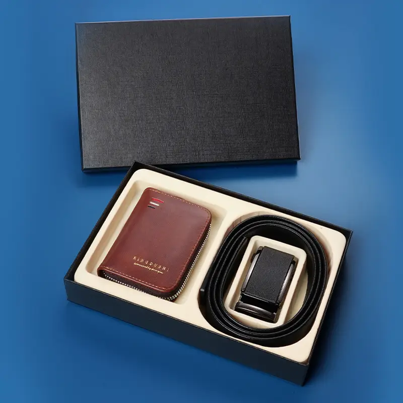 Men's High-End Belt Wallet Gift Box Set - Image 2