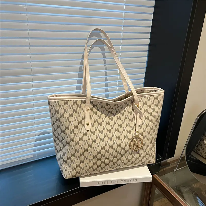 Women's Pink Printed Large Shoulder Bag Travel Commuter Bag - Image 6