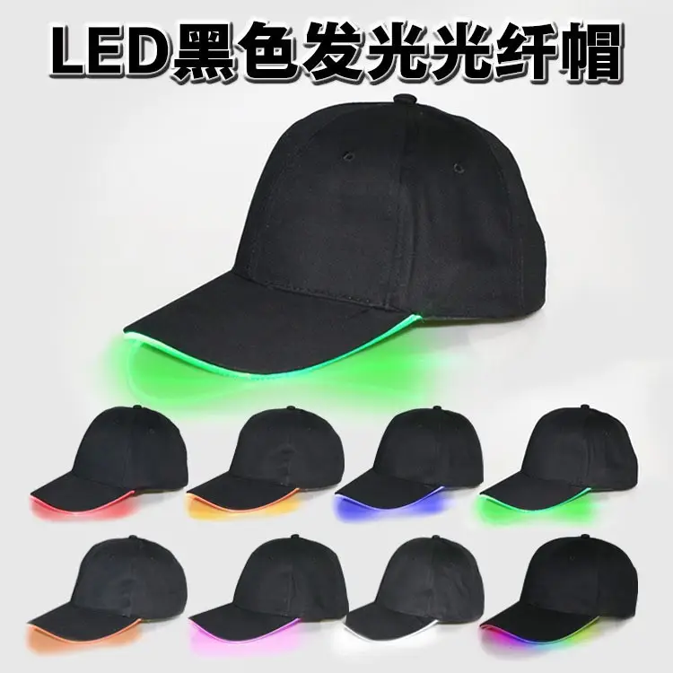 Black LED Light Baseball Cap for Men - Image 17