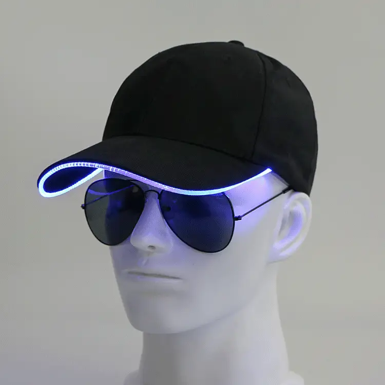 Black LED Light Baseball Cap for Men - Image 18