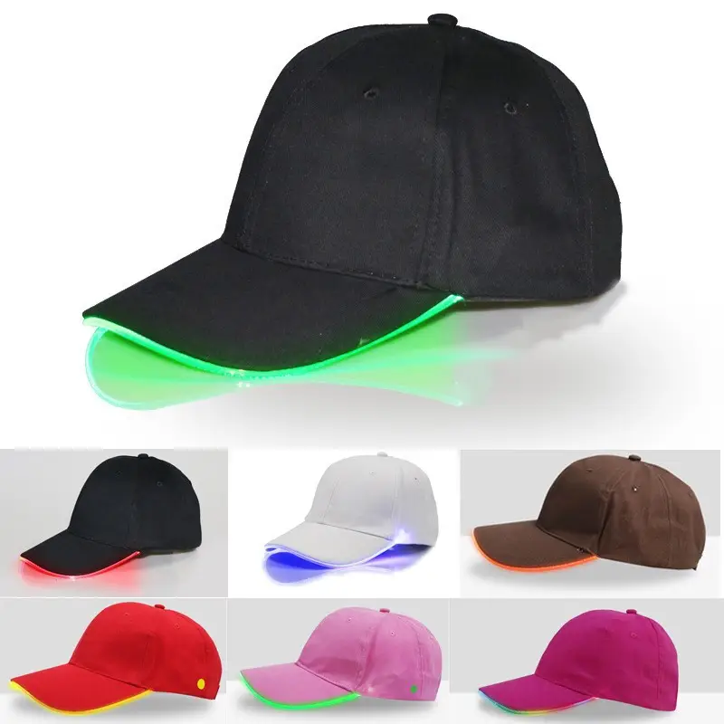 Black LED Light Baseball Cap for Men - Image 19