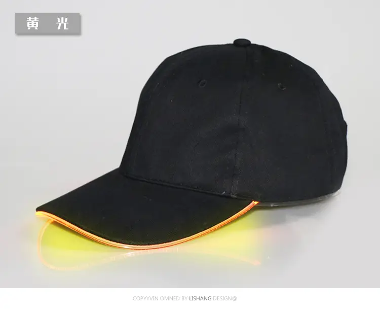 Black LED Light Baseball Cap for Men — feature 11