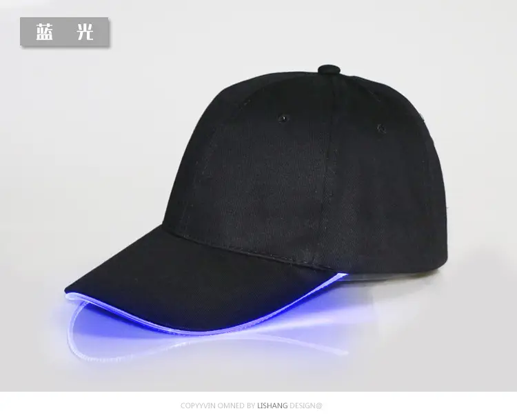 Black LED Light Baseball Cap for Men — feature 12