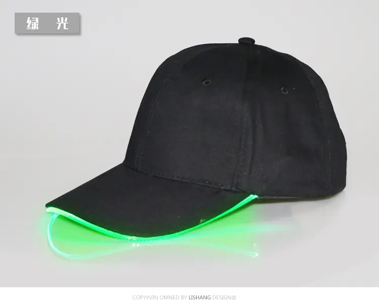 Black LED Light Baseball Cap for Men — feature 13
