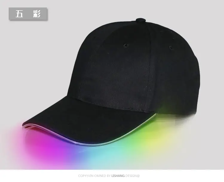 Black LED Light Baseball Cap for Men — feature 17