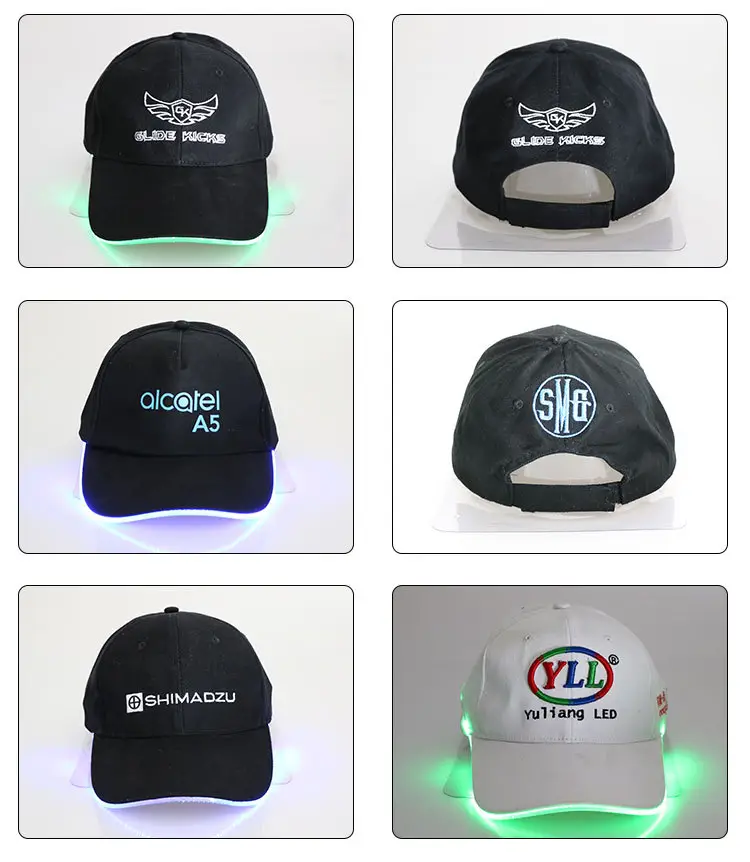 Black LED Light Baseball Cap for Men — feature 18
