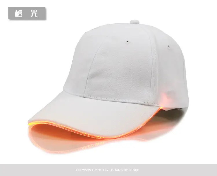 Black LED Light Baseball Cap for Men - Image 13