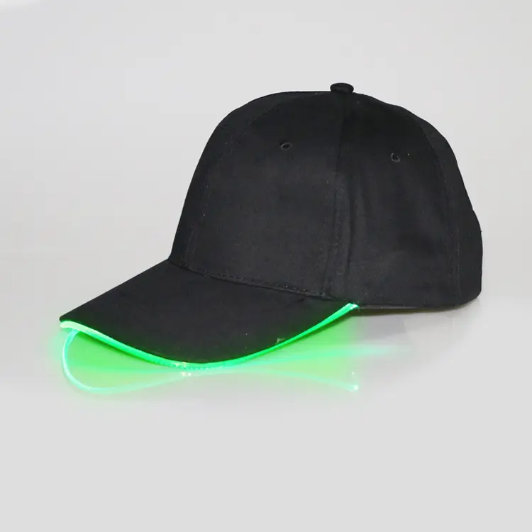 Black LED Light Baseball Cap for Men - Image 4