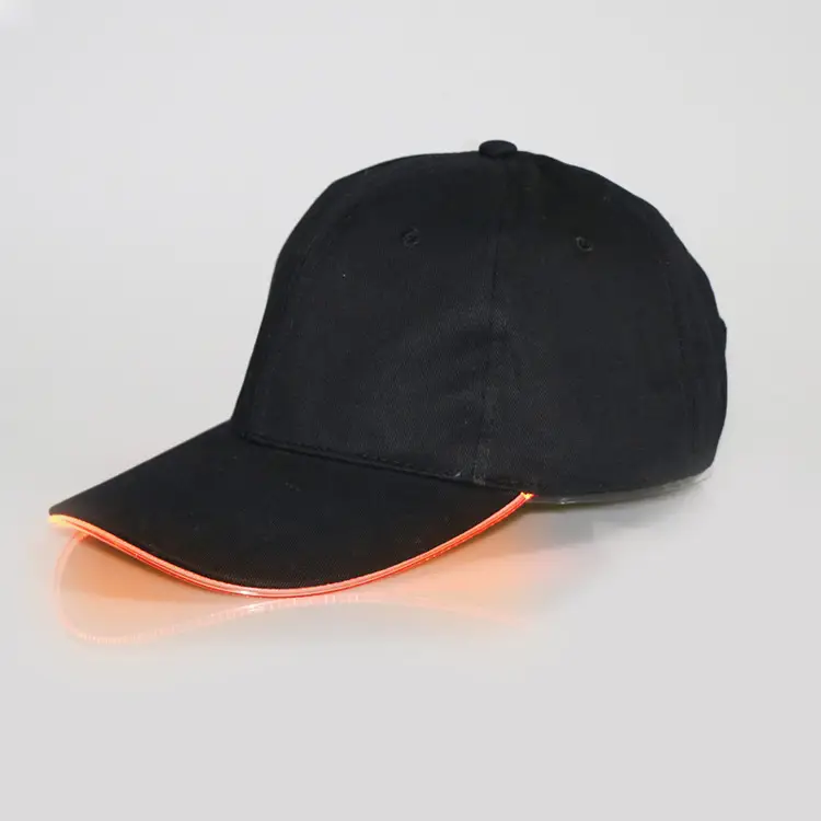 Black LED Light Baseball Cap for Men - Image 5