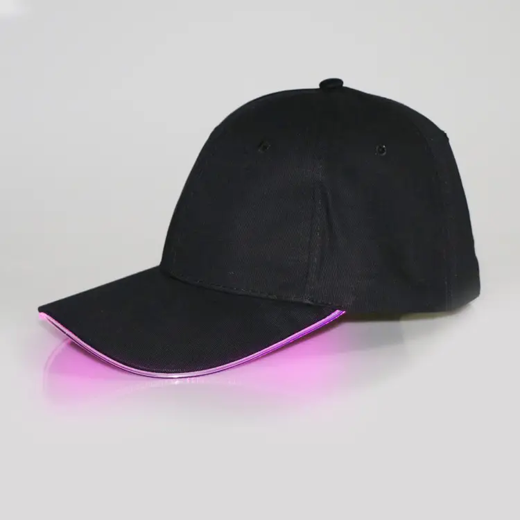 Black LED Light Baseball Cap for Men - Image 6