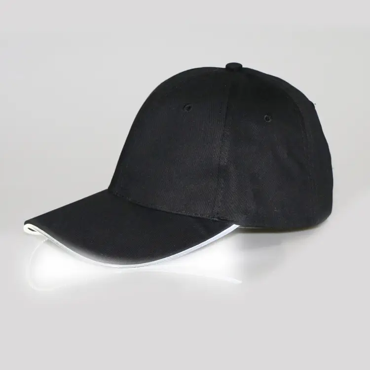 Black LED Light Baseball Cap for Men - Image 7