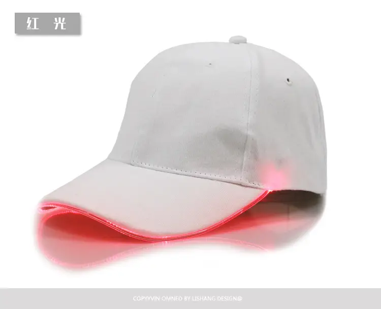 Black LED Light Baseball Cap for Men - Image 9